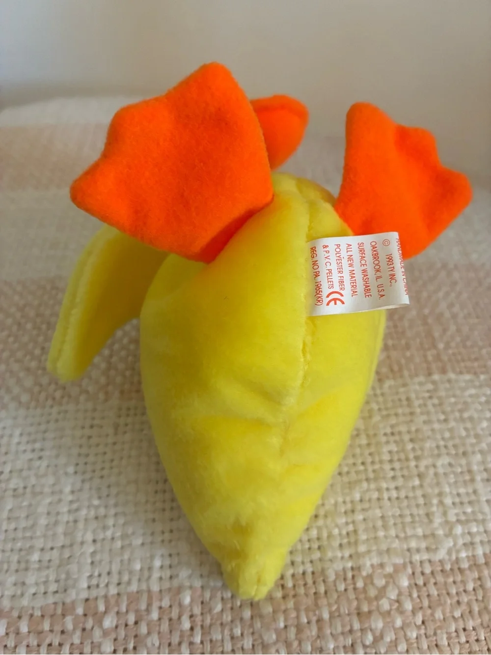 Ty Beanie Babies - “Quackers” the Duck - 90s vintage collectible with tags